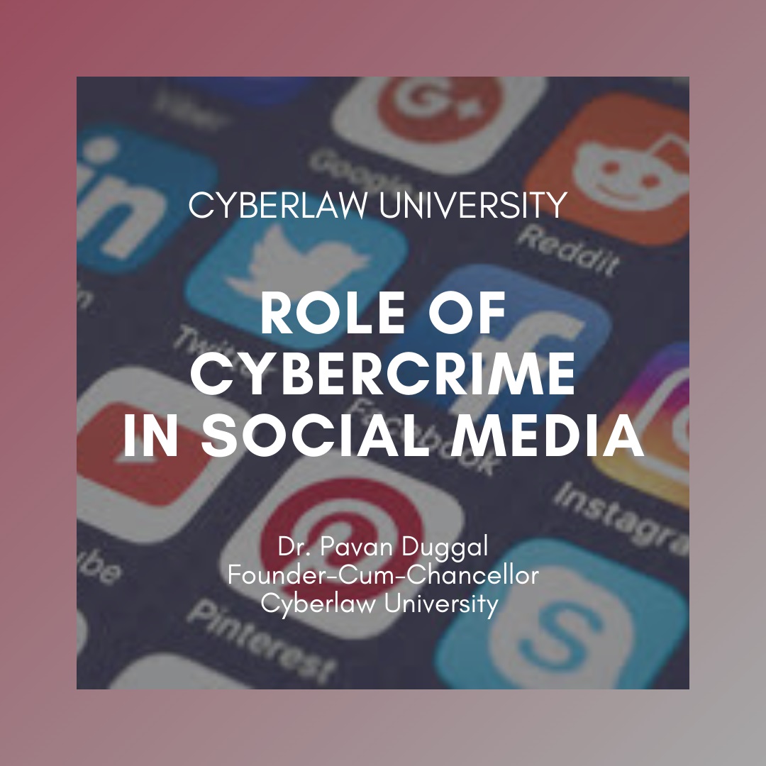 role of cybercrime social media